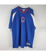 Men's Majestic Chicago Cubs Stitched Jersey/Shirt Size XL Blue - $23.75