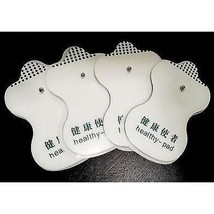 OMRON COMPATIBLE ELECTRODES REPLACEMENT MASSAGE PADS (8) WITH 3.5mm LEAD... - $17.89