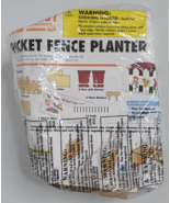 Home Depot Picket Fence Planter Kids Workshop Wood Kit Set NEW Garden Pl... - $9.99