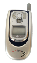 *UNTESTED* LG VX6100 - Silver Verizon Cellular Flip Phone No Battery Inc... - £9.55 GBP