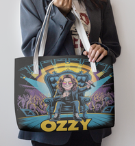 Leather OZZY Osboune Concert | Shoulder Tote Bag | Free Ship - $54.88 CAD