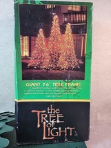 Vintage The Tree Of Light Giant 7&#39;6&quot; Christmas Tree Frame W/ Instructions - $129.87