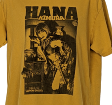 Hana Kimura &#39;Hardcore Chocolate&#39; Size M Gold T-Shirt Next Level Apparel HARDCC - £78.57 GBP