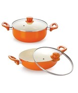 5 Layer Non-Stick Ceramic Coated Cookware Set (4 Piece Set) - $89.25