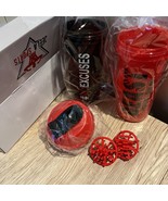 2 PK Protein Shaker Bottles for Protein Mixes W 2 Shake Balls 24Oz &quot;Beas... - $42.27 CAD