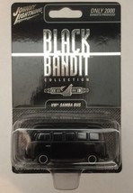 JOHNNY LIGHTNING BLACK BANDIT VW SAMBA BUS 2000 Made Diecast 1/64 Scale - $77.39