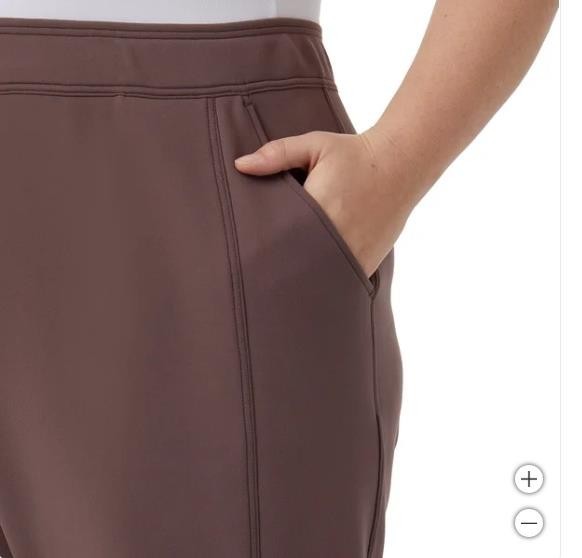 32 Degrees Womens Jogger Brown Pants Active Pockets Stretch Comfortable Soft Item image 10