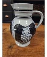 Trink Aus Stein Wine Pitcher Den Edlen Wein German Pottery 1 liter Gray ... - $28.99