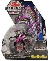 Neo Nillious Bakugan Evolutions Platinum Series Figure Black Pink True Metal New - £12.66 GBP