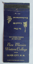 New Mexico Western College - Silver City, NM 30 Strike School Matchbook Cover  - $1.50