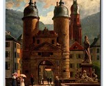 Old Bridge Heidelberg Germany UNP DB Postcard P28 - $2.92