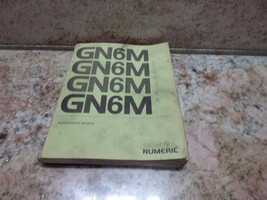 General Numeric Maintenance Manual GN6M GN-52025E Burke CNC3MD Mill J Type - $56.65