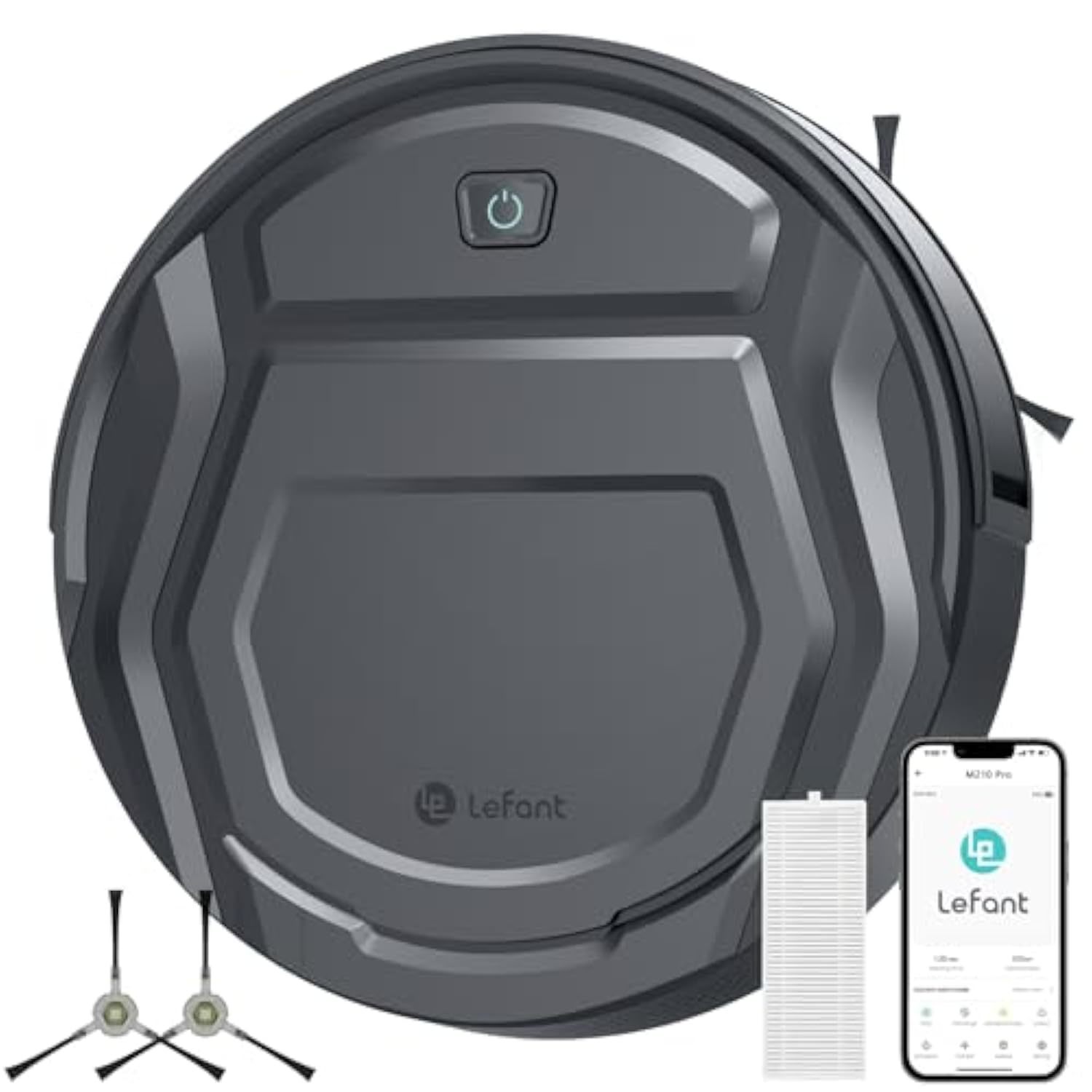 Lefant M310 Robot Vacuum Cleaner, 4500Pa Powerful Suction, PreciSense Obstacle A
