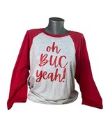 Women&#39;s Oh Buc Yeah NFL Tampa Bay Buccaneers Bucs 3/4 Length T-Shirt Siz... - €15,56 EUR