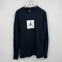 NWT men&#39;s XLT XL tall Nike Air Jordan Jumpman Long Sleeve tee/T Shirt black - $42.74