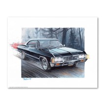 Signed SUPERNATURAL 1967 Chevy Impala Baby Poster Print Wall Art 11x14 U... - $442.78 MXN
