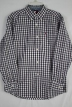 TOMMY HILFIGER Boy&#39;s Long Sleeve Button Down Dress Shirt size M - £10.27 GBP