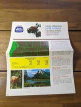 Cartans Carte Blanche Vacation Pacific Northwest Canadian Rockies Pamphlet  - $24.39 CAD