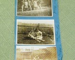 VINTAGE 1920s FAMILY PHOTO LOT GERMANY FRIENDS GROUP B&amp;W 4&quot;X3&quot; OUTDOOR M... - £1.42 GBP