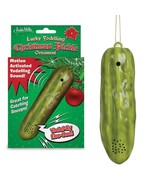 LUCKY YODELLING PICKLE ORNAMENT - Novelty Fun Gag Gift - £14.85 GBP