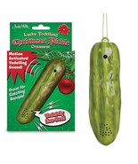 LUCKY YODELLING PICKLE ORNAMENT - Novelty Fun Gag Gift - €16,49 EUR