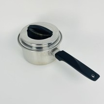 Flint Ware Stainless Steel 1 Quart Sauce Pan With Lid Made In USA By EKC... - £15.23 GBP