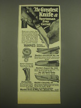 1952 Marble Arms Knives Ad - Woodcraft No. 49; Expert No. 545; Ideal No. 45 - £14.48 GBP