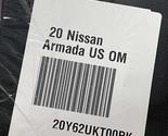 2020 Nissan Armada Owners Manual [Paperback] Nissan - $72.52