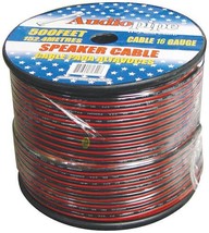 Audiopipe Speaker Wire 16-Gauge 1000 Foot Spool - Black/Red - $193.67 CAD