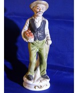Homco Home Interiors Vintage 70&#39;s 80&#39;s Picking Fruit Farmer Man Grandpa ... - €27,53 EUR