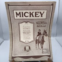 Vintage Sheet Music, Mickey by Williams and Moret, Waterson Berlin Snyder 1918 - £10.05 GBP