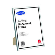 Carven Document Frame A4 - Silver - £34.40 GBP