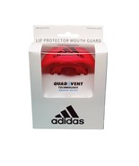 Adidas Red &amp; Black Quad Vent Sports Lip Protector Mouth Guard Football S... - £7.81 GBP