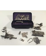 Vintage Lot of Greist Sewing Machine Attachments in Original Case - £23.97 GBP