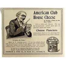 American Club House Cheese 1894 Advertisement Victorian Chandler Rudd AD... - $19.99