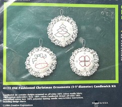 Vintage Old Fashioned Christmas Ornaments Candlewick Kit Creative Expressions - £9.91 GBP