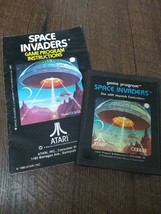 Space Invaders Atari 2600, 1978 Video Game With Instruction Manual - £23.07 GBP