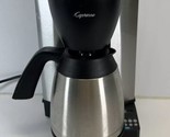 Jura Capresso MT600 10 Cups Coffee Maker Black Stainless 485 TESTED WORKING - $49.49