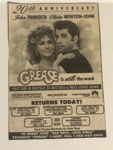 Grease Movie Print Ad John Travolta Olivia Newton John Jeff Conaway TPA5 - £4.63 GBP