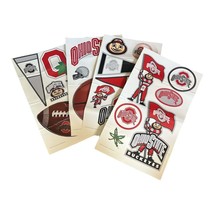 Ohio State Peel and Stick Appliques Stickers Wall Decor Football Basketball OSU - £12.66 GBP