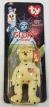 M) TY Beanie Babies Glory Stuffed Bear 1999 McDonald&#39;s Corporation - £6.31 GBP