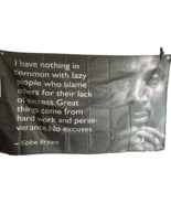 3x5 Ft Kobe Quotes-Great Things Come from Hard Work Flag Basketball Banner - $24.40 CAD