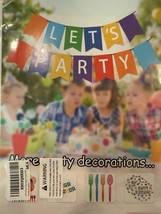 Let’s Party Door Banner – Fun Party Entrance Sign Decoration - $8.86