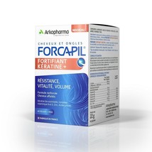 Arkopharma Forcapil Keratin + 60 Vegetable Capsules  Strong Hair Fortifying  - £23.91 GBP