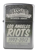 Dissizit! 20 Year Los Angeles Street Riots Commemorative Chrome Zippo Lighter NW - £23.75 GBP