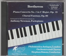 Beethoven Piano Concerto No. 1 in C minor Op 15 Choral Fantasy Anthony Newman - £6.39 GBP