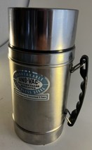 Vintage 20 oz UNO-VAC #175 Stainless Steel Wide Mouth Thermos Unbreakabl... - $14.84