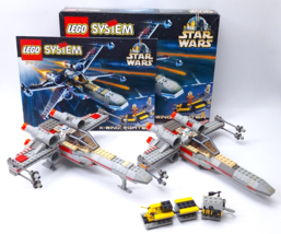 Lego Star Wars: X-wing 7140 w/Instructions + Box Lot x2 *READ - £39.56 GBP