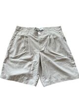 Columbia Chino Shorts Mens Size 38 Khaki Flat Front Pockets Casual Comfort - €12,84 EUR