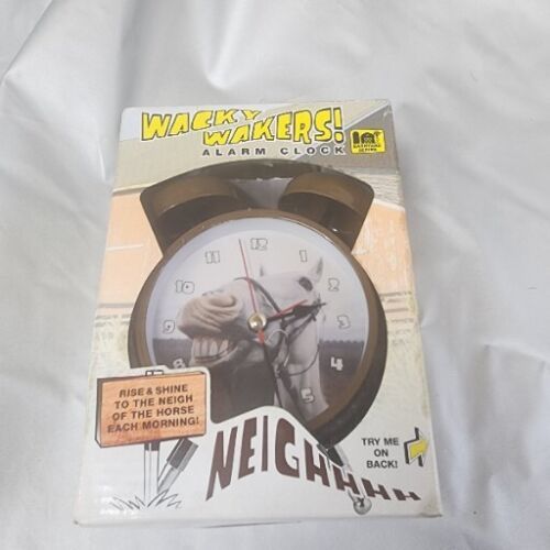 Mark Feldstein Wacky Wakers Horse Alarm Clock Neigh Barnyard Series Farm - $19.34